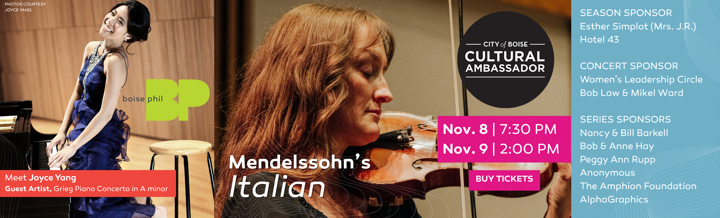 Single Tickets Now on Sale